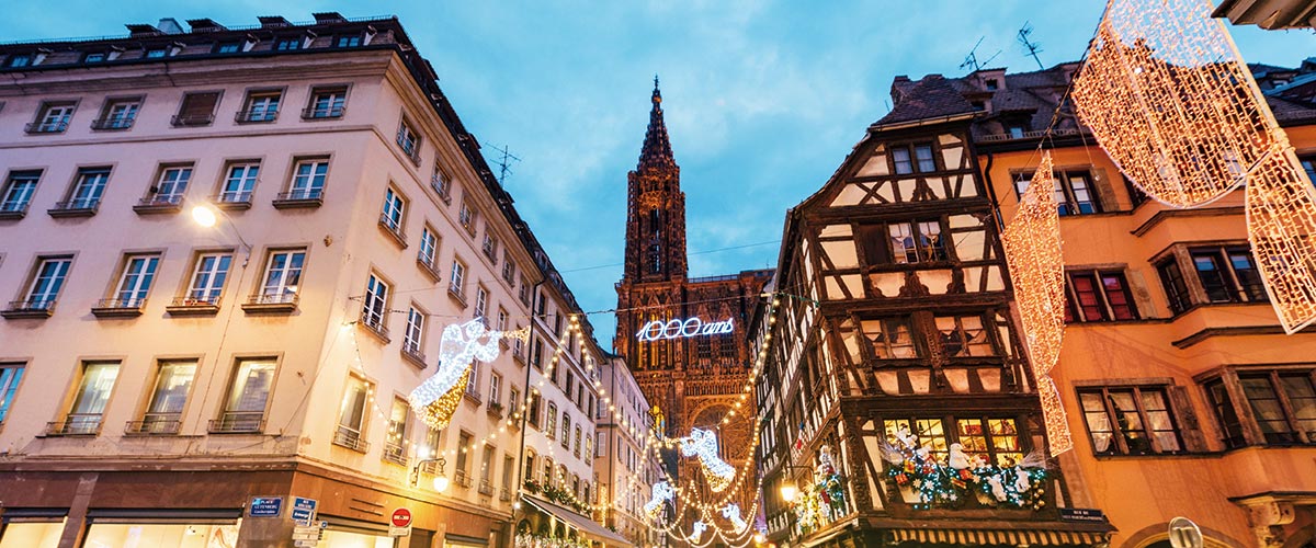 The cathedral in Strasbourg, France